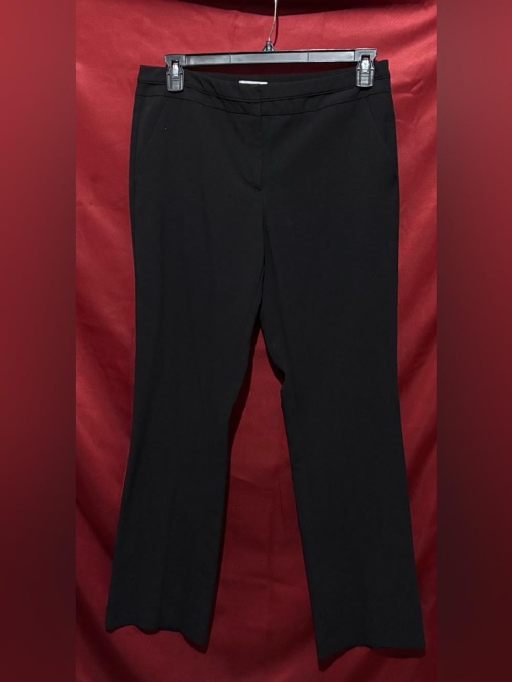 New York & Company Black Boot-Cut Stretch Dress Pants